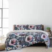 Ardor Boudoir Jenna Queen Bed Quilt Cover Set Printed Microfibre Multi