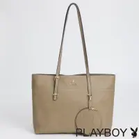 在飛比找momo購物網優惠-【PLAYBOY】托特包 Fancy系列(杏色)