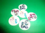 Pre Cut One Inch MY LITTLE PONY Bottle Cap Images! FREE SHIP