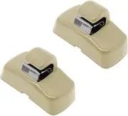KPSTED 2pcs Car Front Sunvisor Hook Clips,Fit For Fabia, 6Y Octavia A4 A5 1U 1Z Superb B5 3U 3B0857561B 3B0857563 Sun Visor Bracket Car Sun Visor Fastener(Beige)