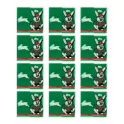 48pc NRL Soft & Absorbent Pocket Size Travel Portable Tissues Rabbitohs Mascot
