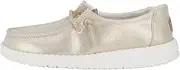 [Hey Dude] Kids Wendy Metallic Sparkle (Toddler) - Shoes for Toddlers - Canvas Upper - Cotton Lining - Low Top