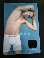 Calvin Klein ID Cotton Boxer Brief 8640 Men's Underwear Black Small Black