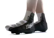 Santini Lycra Crono Shoe Cover - Black Size 36-39.5 Euro