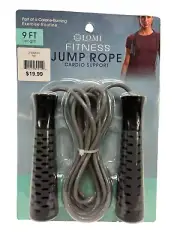 Jump Rope- 9 Ft. Easy Grip Handles, Cardio Support. Lomi brand. Get Fit Fast!