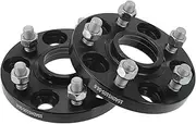 X AUTOHAUX 2 Pcs 5x105mm Wheel Spacers 56.6mm / 2.23" M12x1.5 Hubcentric Wheel Spacer Forged Wheel Spacers for Chevrolet Trax 13-20 Aluminium Alloy 15mm / 0.59" Thickness