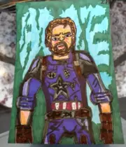 Drawing Steve Rogers Captain America Nomad Infinity War Marvel Mcu Disney Art