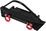 1/12 RC Crawler Winch Plate for Easy Installation of Electric Winch, Black