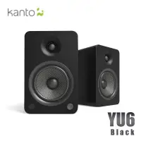 在飛比找博客來優惠-Kanto YU6 藍牙立體聲書架喇叭-黑色啞光款