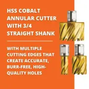 Fein 63134222008 HSS Annular Cutter with Premium M2 High Speed Steel