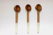 Olive Wood Tea/Coffee Scoops Handmade Kitchen Africa Fair Trade Kenya