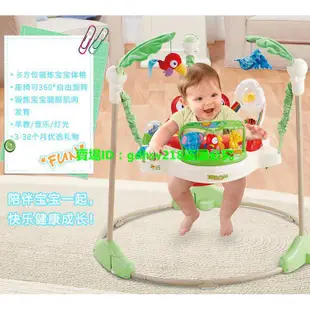 嬰兒跳跳椅健身架寶寶吊椅多功能彈跳益智兒童音樂玩具跨境亞馬遜