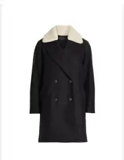 Rag & Bone Mina Wool Cocoon Coat New Size Large