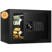 Deluxe Safe Box Electronic Digital Lock Box, Keypad Small Security Box Cabine...