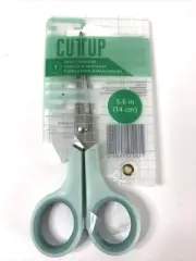 Cutup Fine Tip Craft Scissors 5.5" Mint Green American Crafts Sharp Pointed NEW
