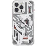 skinarma iPhone 16 Pro (6.3") Ekho Case - Clear Apple MagSafe Compatible - Raised 360 Screen Edges & Camera Lens Guard - Includes Interchangeable Corner Bumper Lanyard Loops [SK-2024IPP63-EKHO-CLR]