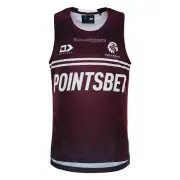 NRL 2024 Training Singlet - Manly Sea Eagles - Maroon - Adult - Mens