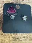 Paparazzi ChristmasSNOWFLAKE ❄️ Blue #2 ❄️ Silver Post back Earrings