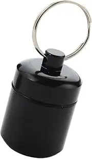 Earplugs Carrying Case Keychain, Pill Holder Coin Multipurpose Aluminum Pill Case Box Pill Organizer for Outdoor Camping