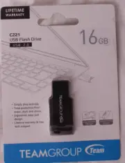 Team Group 16GB C221 USB 2.0 Flash Drive (TC22116GN01)