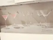 Set of 6. Maxwell Williams Martini Glasses 235 ml Boxed. 2 Sets Available. New