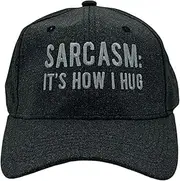 [Crazy Dog T-shirts] Sarcasm Its How I Hug Hat Funny Sarcastic Novelty Cap
