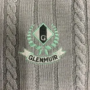 【Glenmuir】灰藍麻花毛衣(針織衫 毛衣 長袖毛衣 線衫)