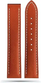 [CEKGDB] For Omega Seamaster 300 150 Speedmaster 007 AT150 Brown Watchband Bracelet Deployant Clasp 19mm 20mm 21mm Italian Leather Strap