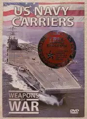 US Navy Carriers: Weapons Of War Documentary (DVD And Booklet, 2006) New, Sealed