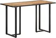 Dining Table, Kitchen Table Dining Room Dinner Table Dining Table 120 cm Rough Mango Wood