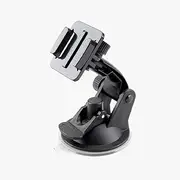 Reflex Camera Mobile Phone & Action Camera Car Suction Cup Mount | 360° Adjustable Glass Bracket for GoPro Hero, Insta360, DJI Osmo, Smartphones | Secure Windshield Dashboard Holder