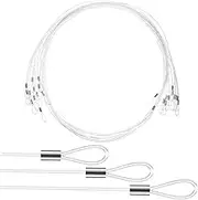 HOMSFOU 12Pcs Clear Picture Hanging Wire Invisible Cords for Seamless Decoration Resilient Picture Hanging Tool Supports Heavy Loads Ample Supply for Various Projects
