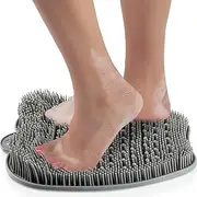Showers, foot cleaners, and massagers Foot care for men and women to improve blood circulation and relieve foot pain - non-slip suction (grey) - suitable for shower chairs
