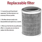 New USB Desktop Air Purifier Filter Negative Ion Purification HEPA Sterilization