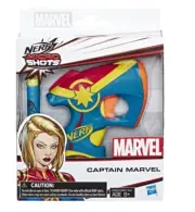 Nerf Gun Marvel Captain Marvel 04 Micro Shots Blaster Dart Hasbro 2 Darts NIB