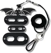 Lizard Leash Harness – 3 Size Pack, Adjustable Reptile Leash with Dinosaur Wings, Soft & Comfortable Lizard Harness for Bearded Dragons, Geckos, Chameleons, Small Reptiles (Silver)