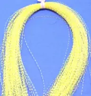 1x YELLOW CRYSTAL FLASH FLY TYING SABIKI SNAPPER CATCHER MATERIAL KRYSTAL