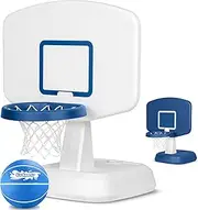 Splash Hoop Classic Swimming Pool Basketball Game - Blue or White