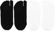 [ROMISBABA] Cotton Two-finger Socks for Girls Lightweight Breathable Summer Ankle Socks Set