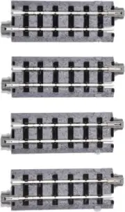 Kato 52-140 Narrow Gauge Unitrack 62mm/ 2 7/16' Straight Track S62 4 pcs OO9 H0e