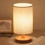 USB Bedside Table Lamp Night Lights For Bedroom Wooden Desk Lamp Home Deco