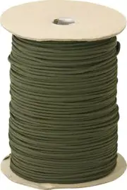 Marbles Parachute Cord OD Green Nylon Construction 1000 Ft Rated For 550 Lbs