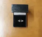 Gorgeous Platinum With a One Carat Solitaire Sapphire Ring Size 7.5