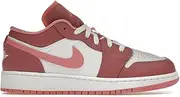 [Nike] Air Jordan 1 Low Grade School Desert Berry/Coral Chalk-White 553560-616 4.5Y
