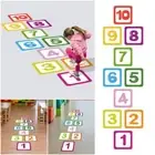 Parent-child Lattice Number Game Decals Number Grid Sticker Nursery Decals