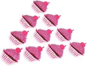 DOITOOL 10pcs DIY Cake Cloth Patches Embroidery Applique Badges for Ironing Sewing Clothing Bags Hats and Crafts Cute Sequin Ice Cream Designs