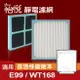 （三片賣場）【怡悅靜電濾網】適用於3m E99 WT168空氣清淨機（與AC-168F同規格）