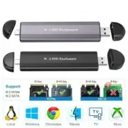 NVMe M.2 SSD To USB 3.1 USB-C SSD Adapter External Hard Disk Enclosure Box PCI-e