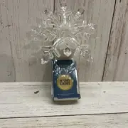 Bath & Body Work Blue & Silver Snowflake Light up Wallflower light up new ❄️❄️