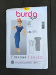 Burda 7254 pattern US sizes 10-22